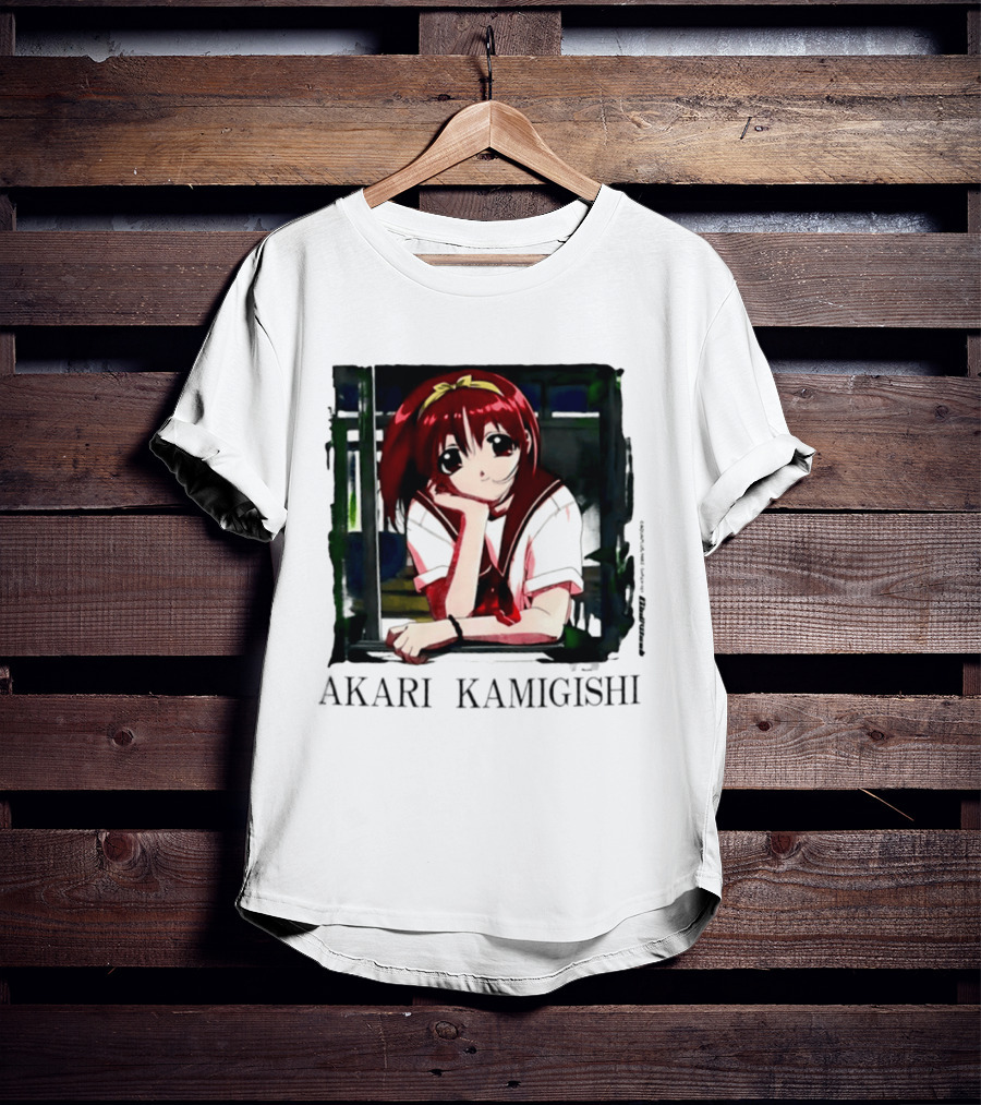 Akari Kamigishi To Heart Anime Character Image T-Shirt