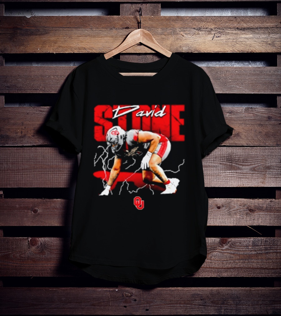 David Stone Oklahoma Sooners NCAA Football T-Shirt