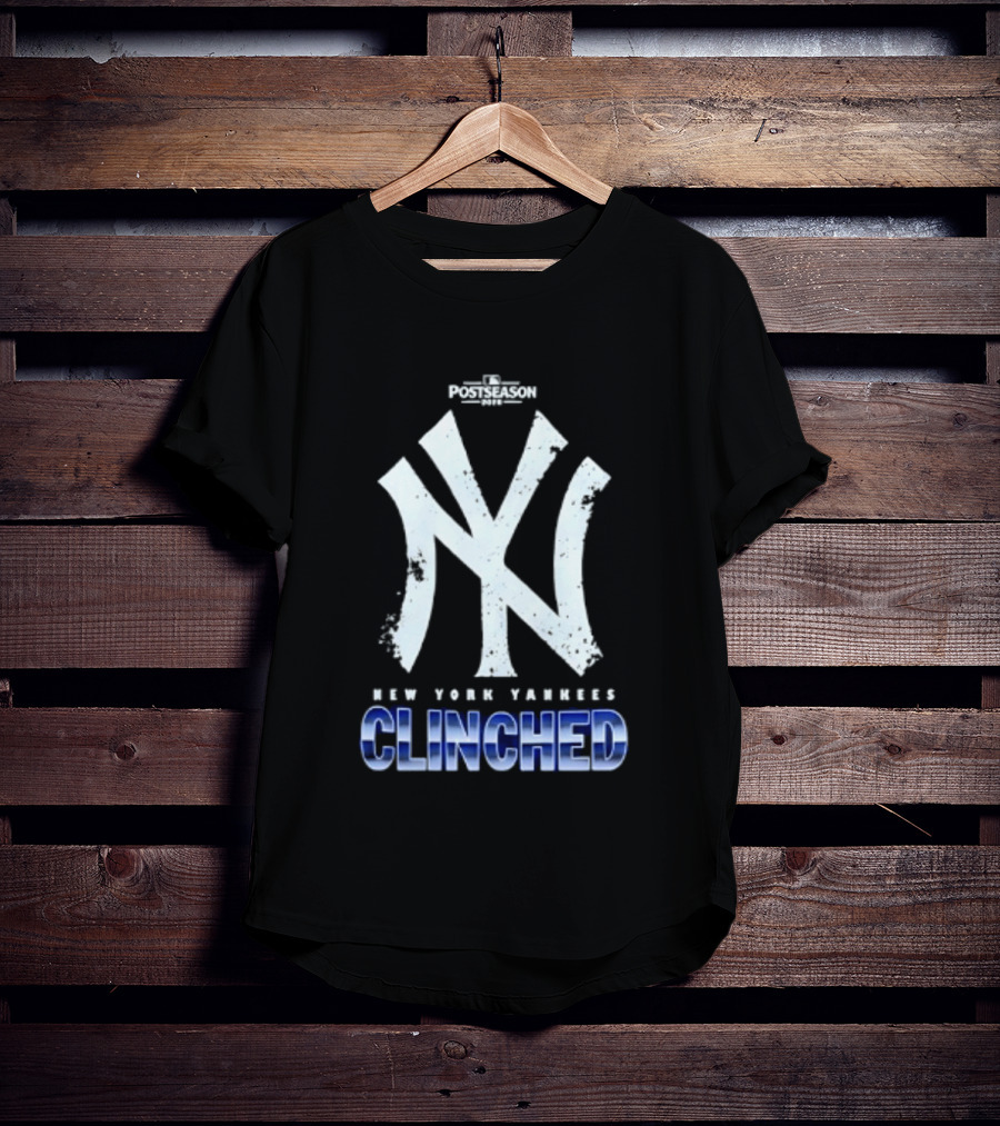 New York Yankees Clinched 2026 MLB Postseason Celebration T-Shirt