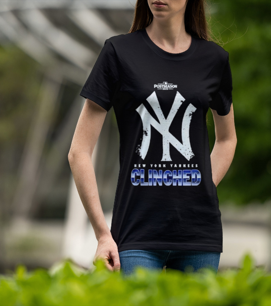 New York Yankees Clinched 2026 MLB Postseason Celebration T-Shirt