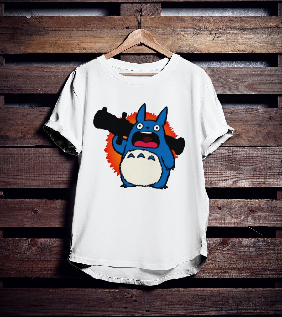 Chu Totoro My Neighbor Totoro Grenade Launcher Anime T-Shirt