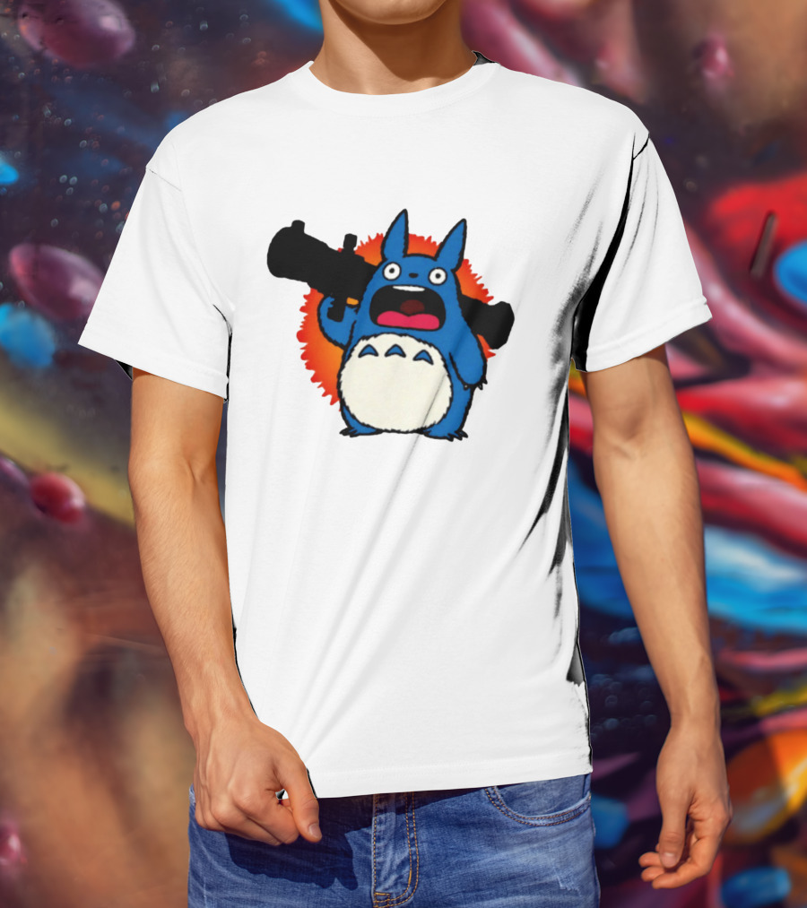 Chu Totoro My Neighbor Totoro Grenade Launcher Anime T-Shirt