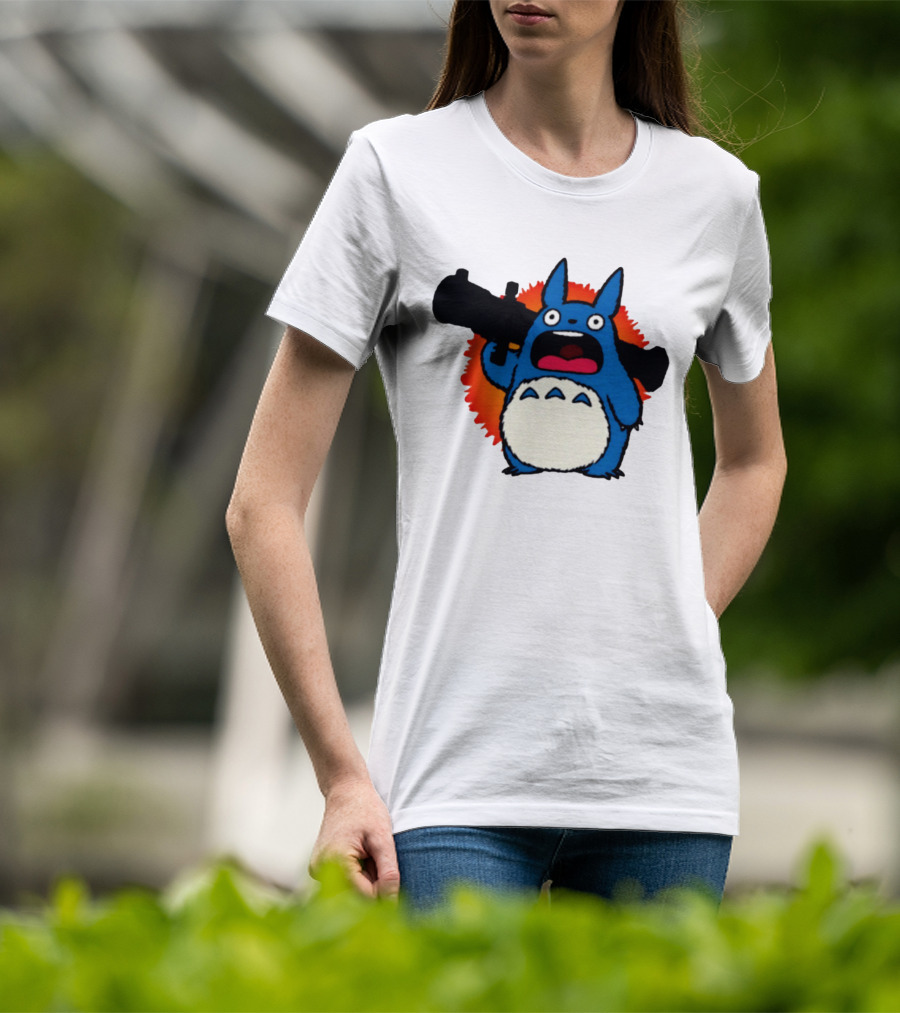 Chu Totoro My Neighbor Totoro Grenade Launcher Anime T-Shirt