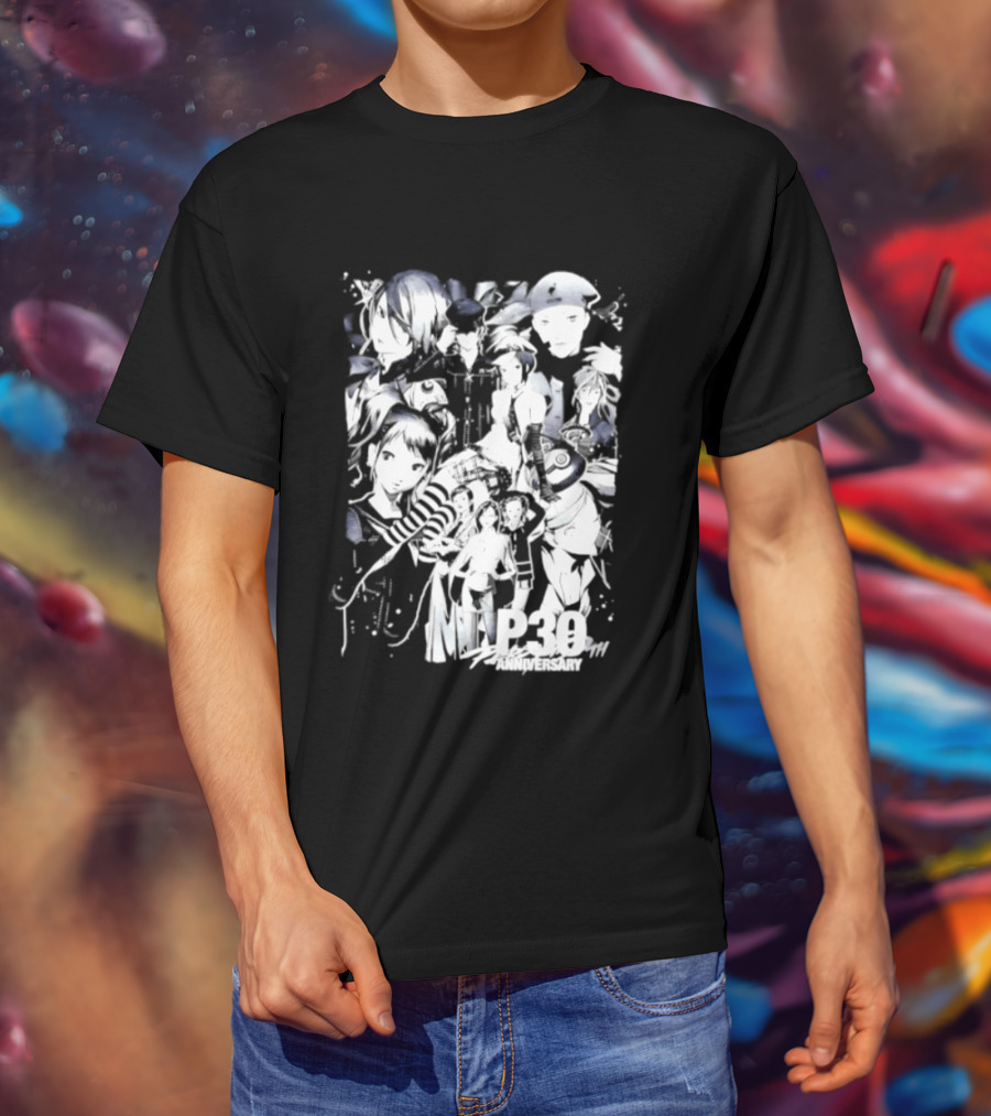 Persona 3 25th Anniversary Anime Characters Celebration T-Shirt