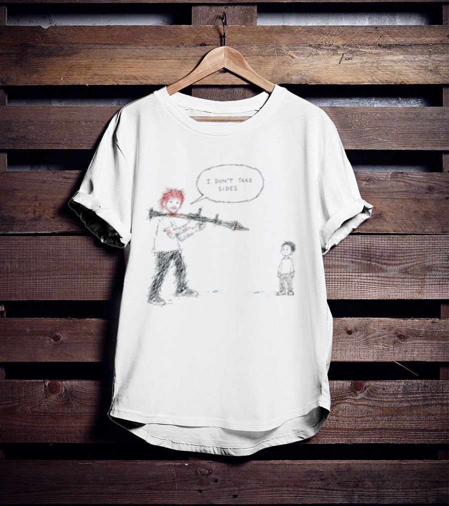Ed Sheeran I Don't Take Sides Meme With Singer Songwriter T-Shirt
