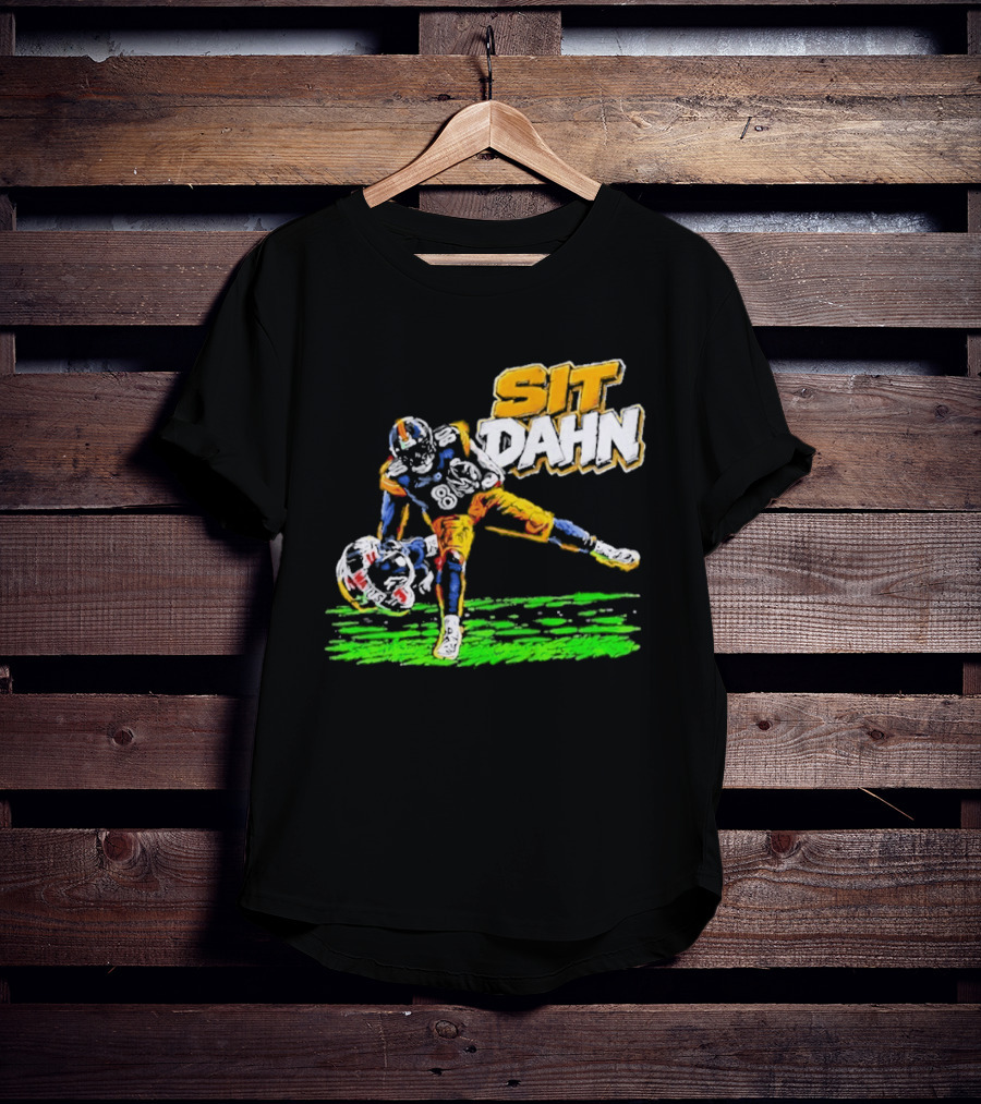 Sit Dahn Pittsburgh Steelers George Pickens 14 Football T-Shirt