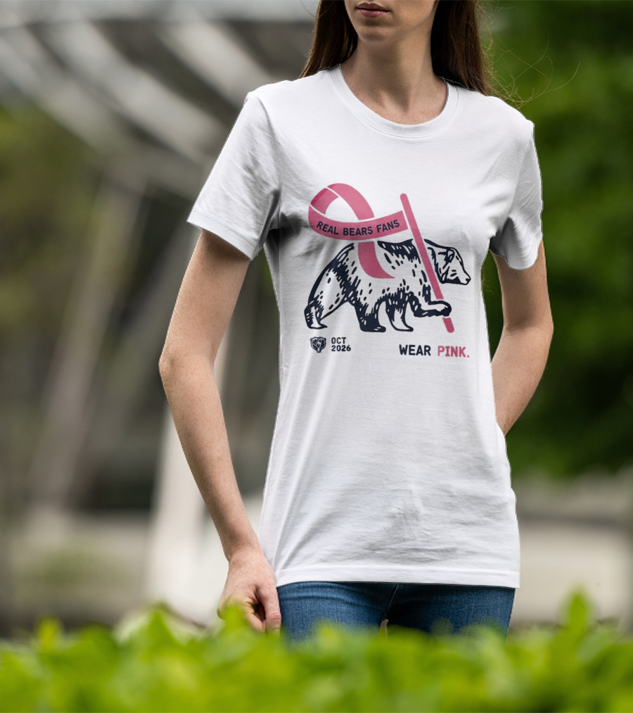 Real Bears Fans Wear Pink Kyle Monangai Oct 2026 T-Shirt