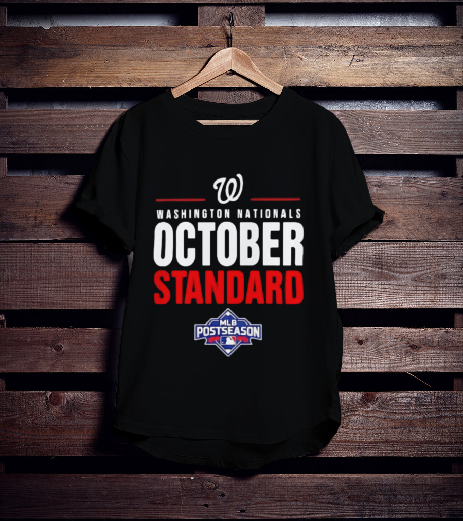 Washington Nationals October Standard 2026 MLB Postseason T-Shirt