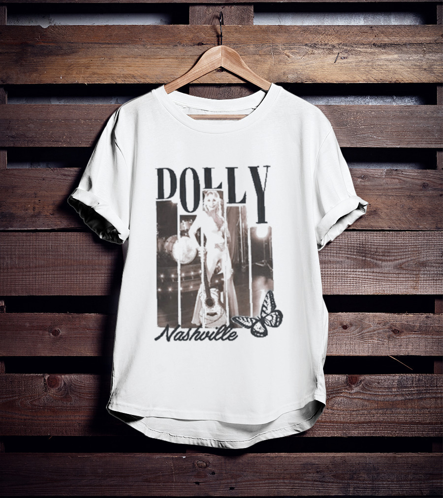 Dolly Parton Nashville Country Music Icon Microphone T-Shirt