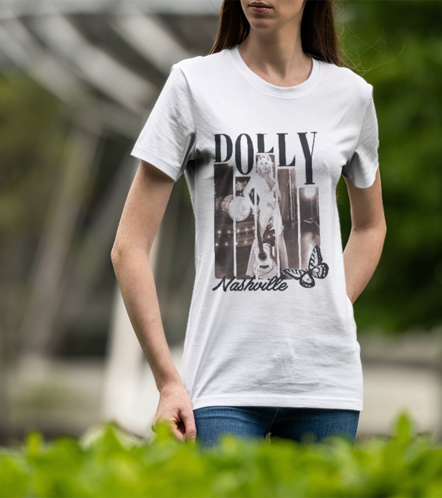 Dolly Parton Nashville Country Music Icon Microphone T-Shirt