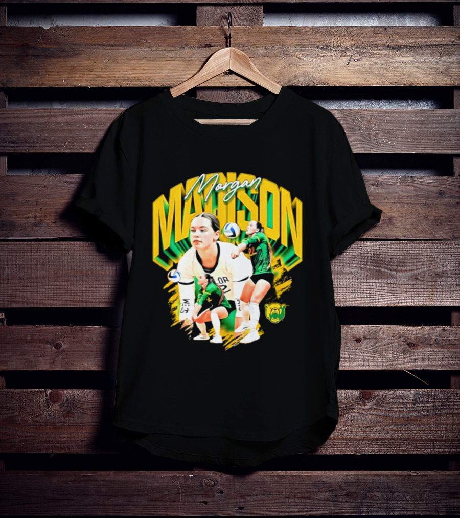 Morgan Madison Baylor Bears Volleyball NCAA Player Action And Team Spirit T-Shirt