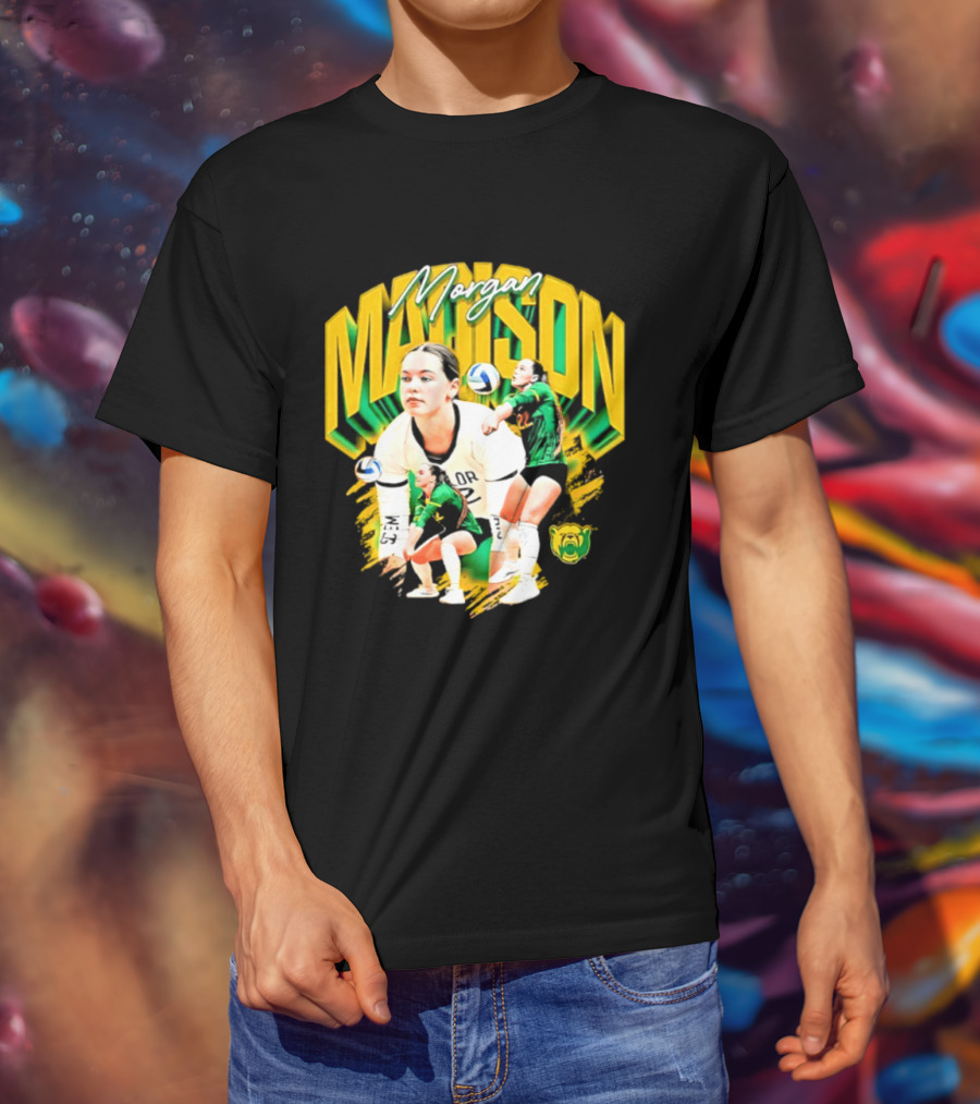 Morgan Madison Baylor Bears Volleyball NCAA Player Action And Team Spirit T-Shirt