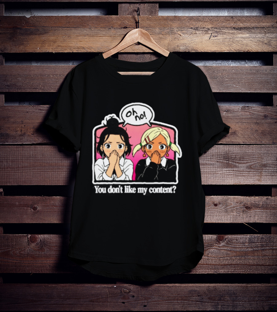 Oh No Muko And Miko Dandadan You Don't Like My Content Anime T-Shirt