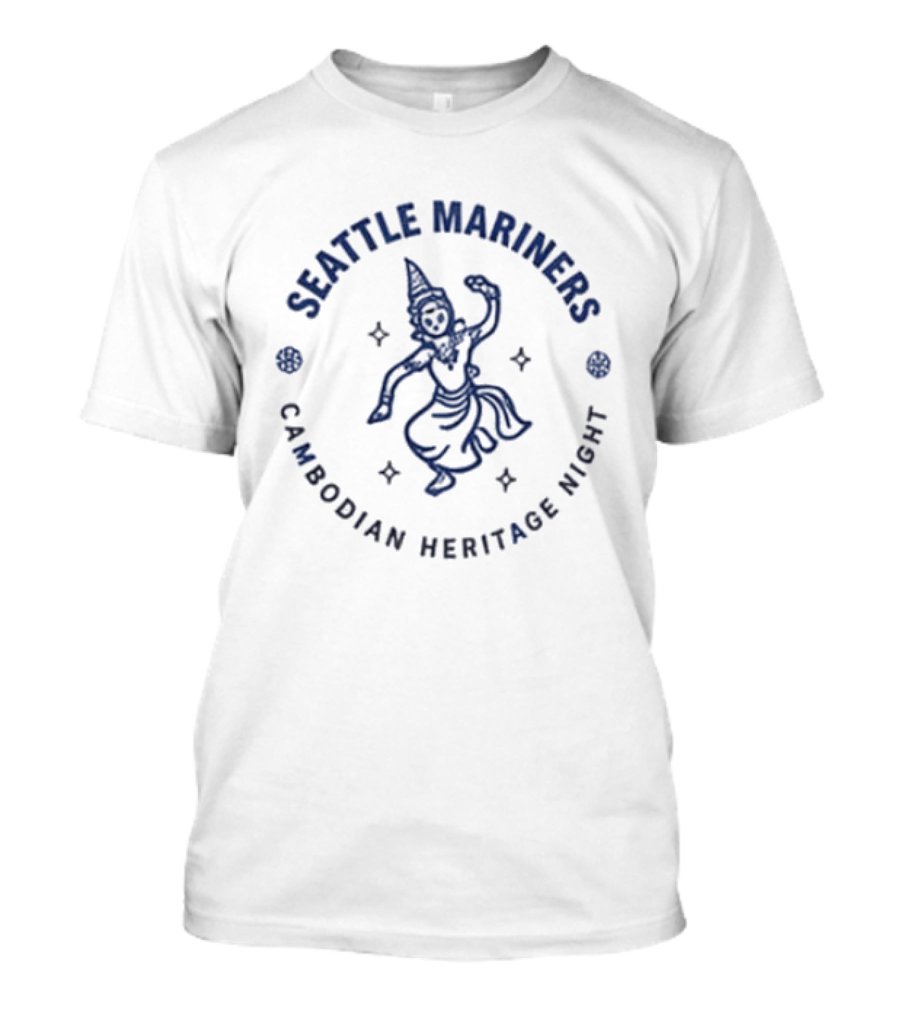 Seattle Mariners Cambodian Heritage Night 2026 Traditional Dancer T-Shirt