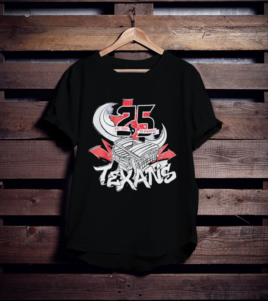 Texans 2026 Est. 2002 25 Seasons Anniversary T-Shirt