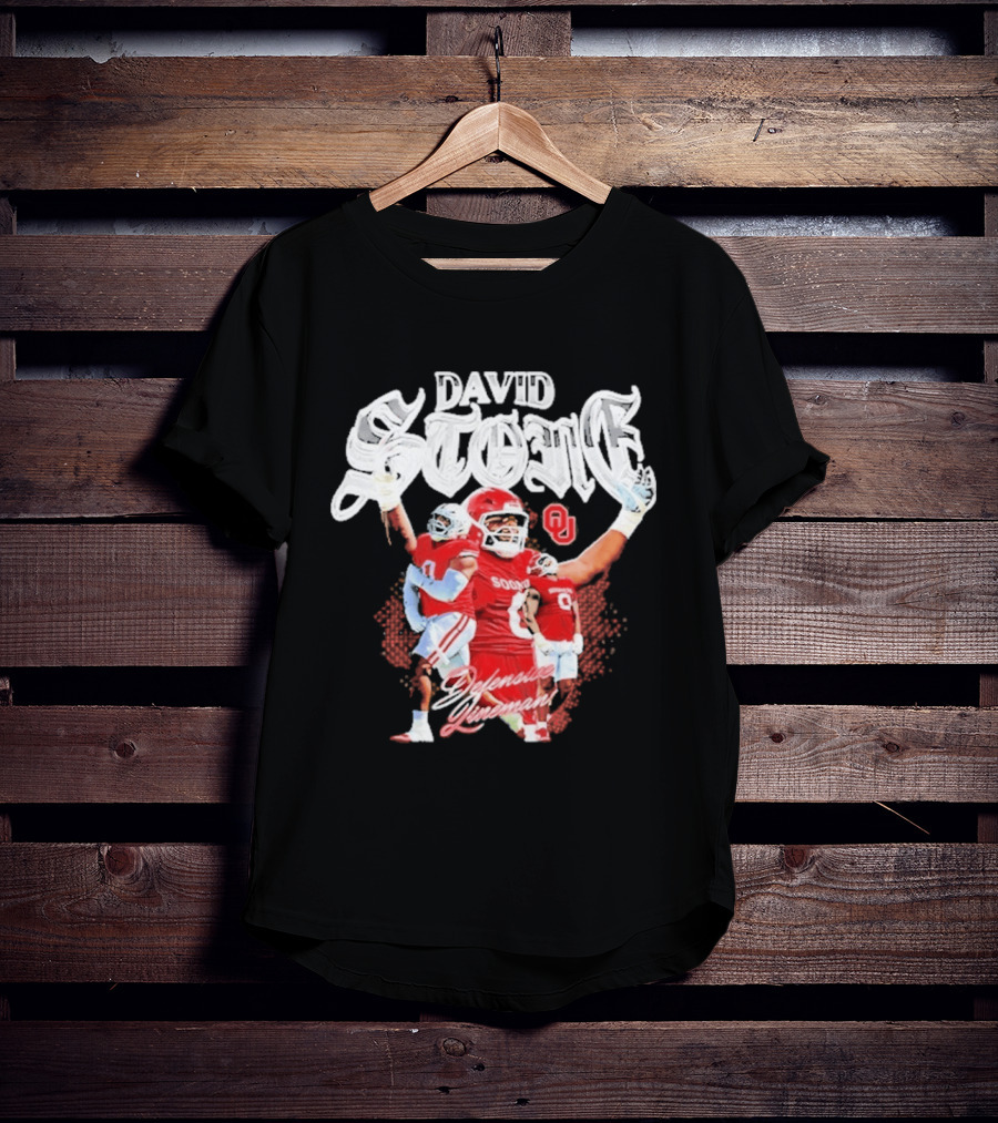 David Stone 0 Oklahoma Sooners Defensive Lineman T-Shirt