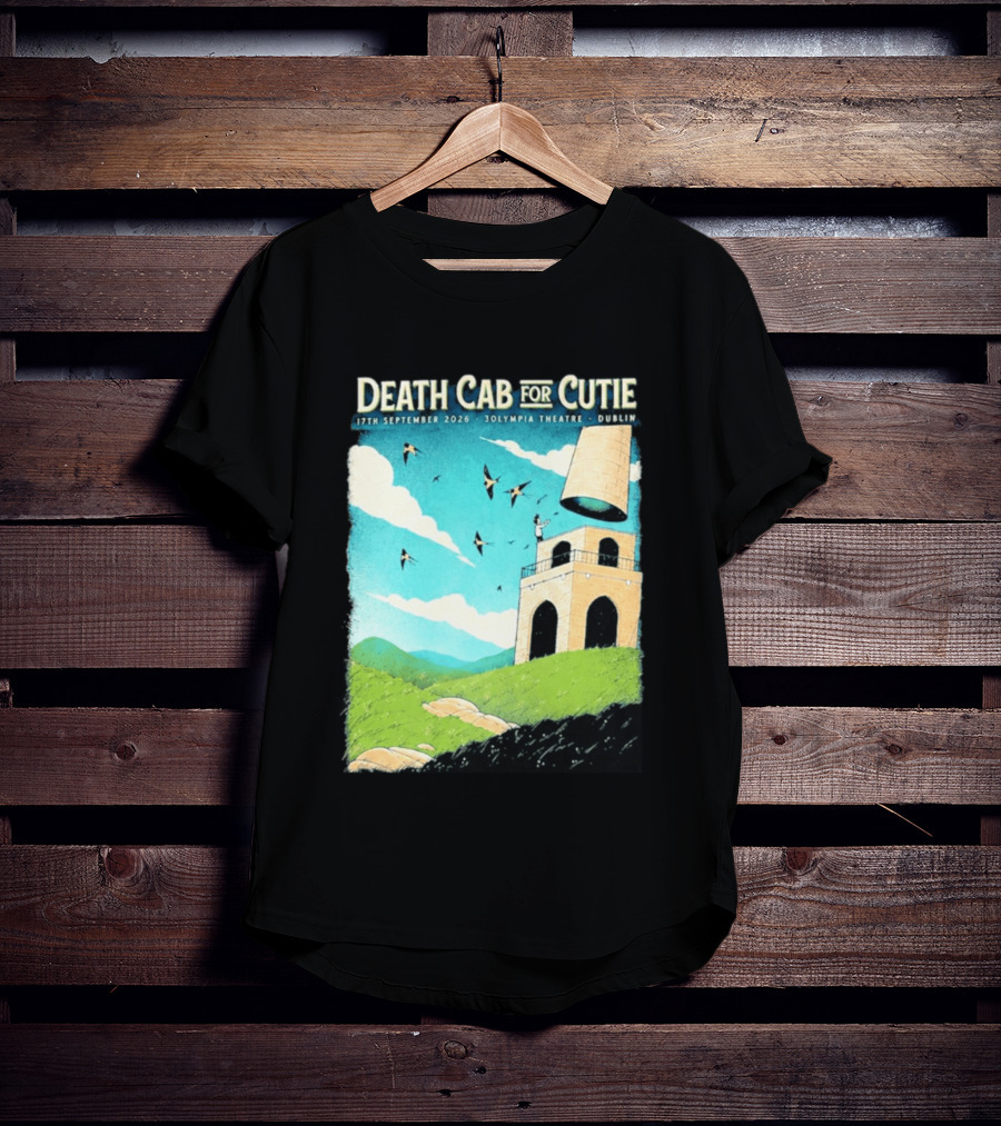 Death Cab For Cutie Olympia Theatre Dublin 17th September 2026 T-Shirt