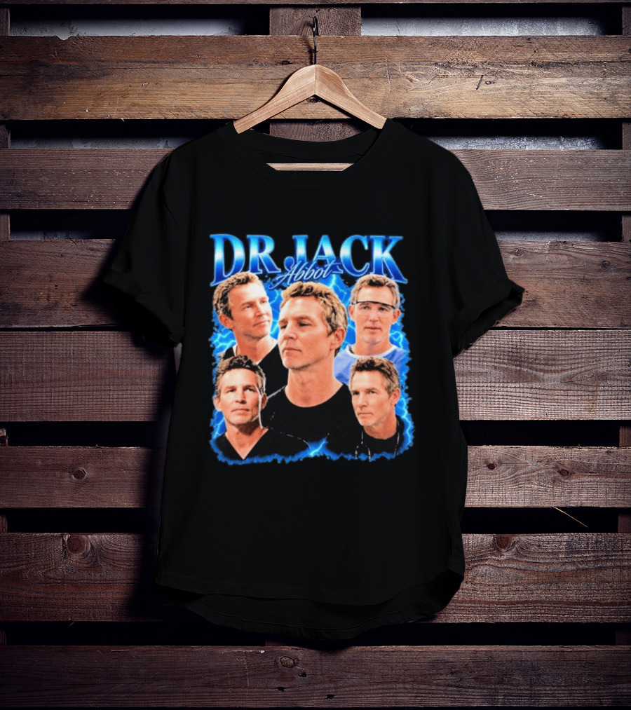 Dr Jack Abbot Multiple Faces Collage T-Shirt