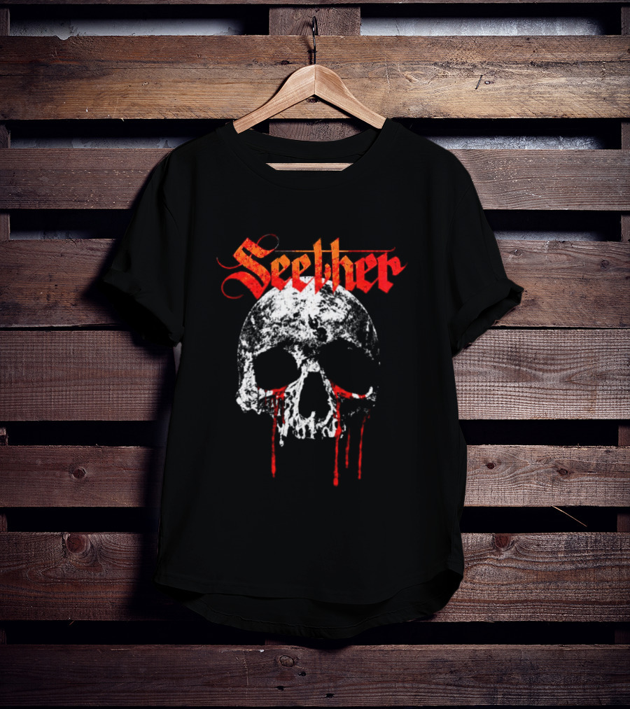 Seether Break The Cycle Tour 2026 North America Bloody Skull T-Shirt