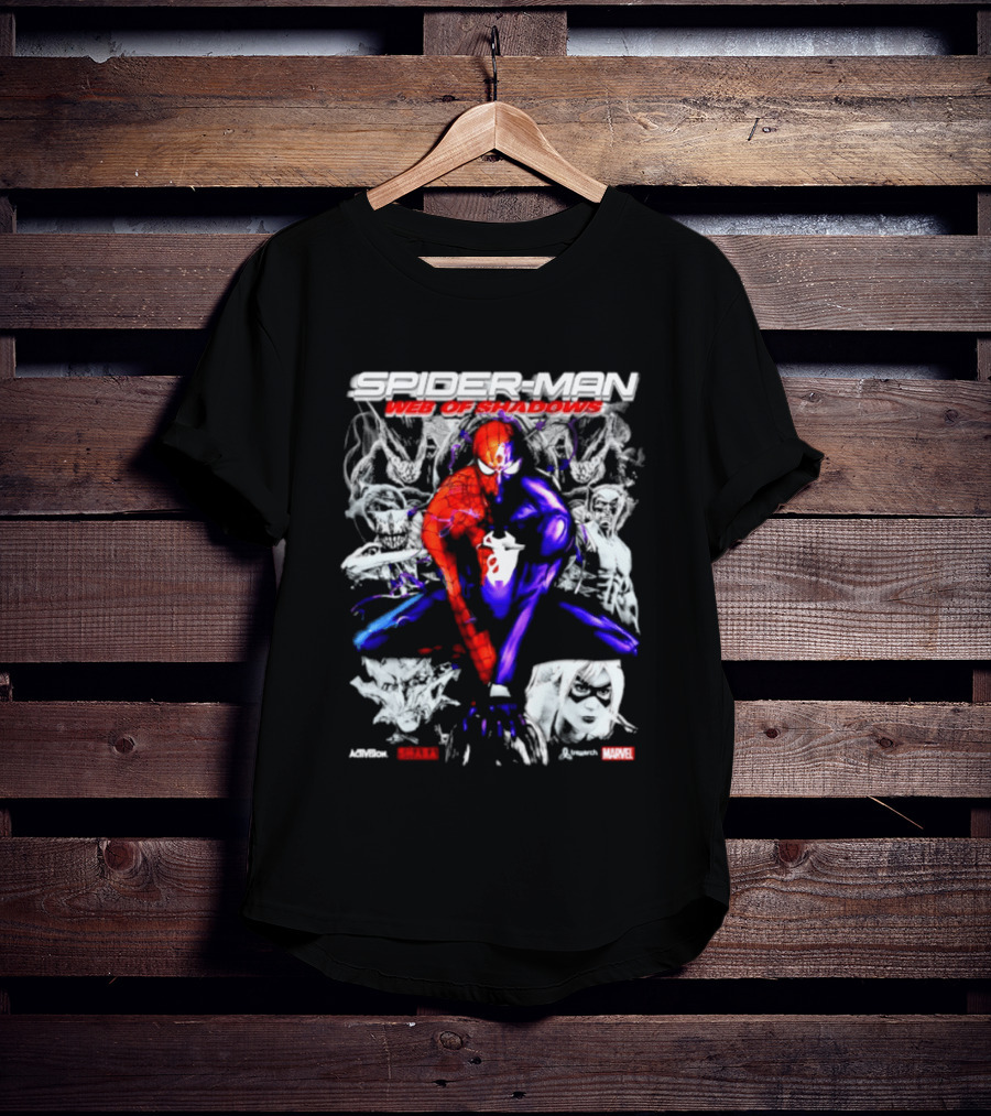 Spider Man Web Of Shadows Marvel Shaba Game T-Shirt