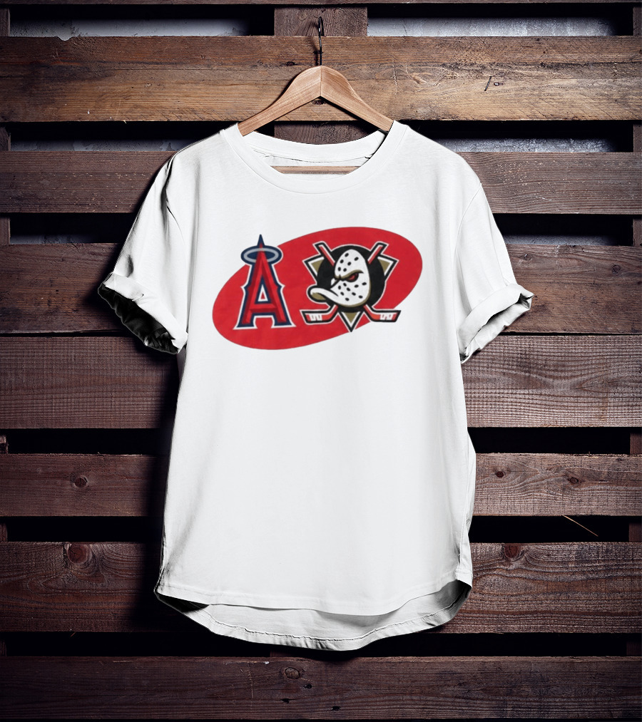 Los Angeles Angels Anaheim Ducks Collaboration Event T-Shirt