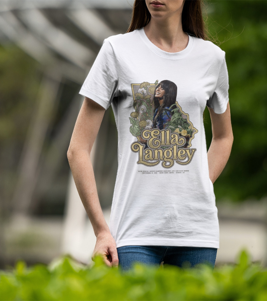 Ella Langley Akions Ford Arena 2026 Tour Athens GA September 18th Floral T-Shirt
