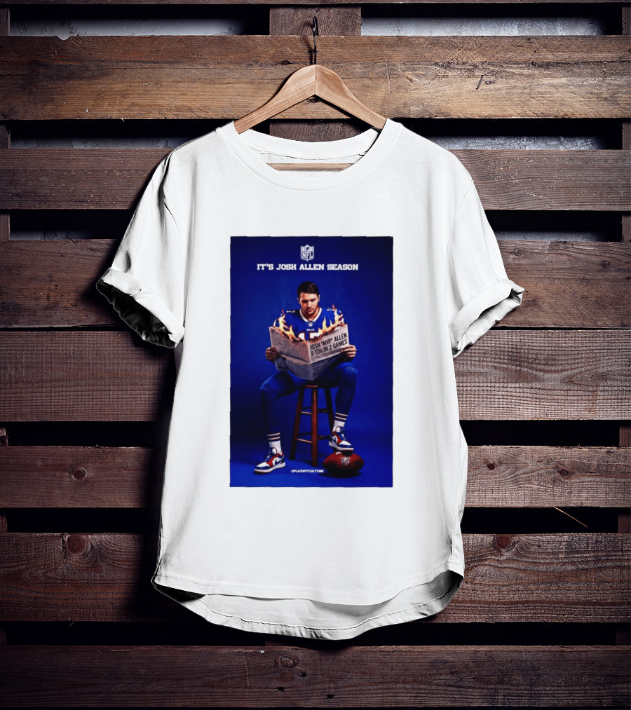 Josh Allen Season Buffalo Bills MVP 9 TDs NFL Football T-Shirt