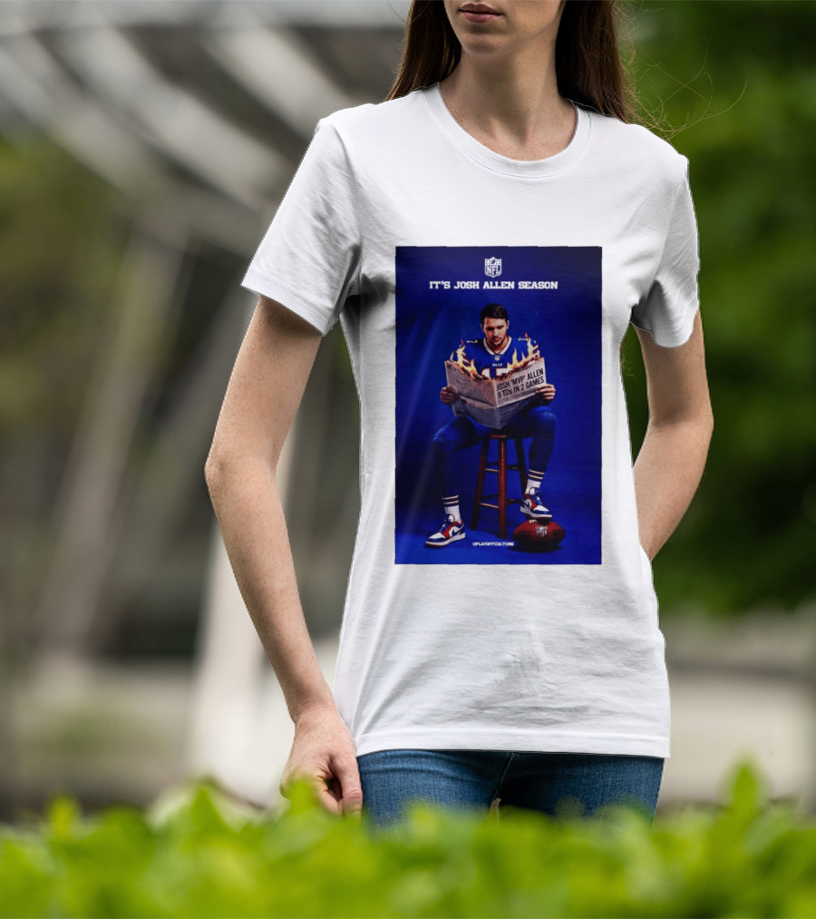 Josh Allen Season Buffalo Bills MVP 9 TDs NFL Football T-Shirt