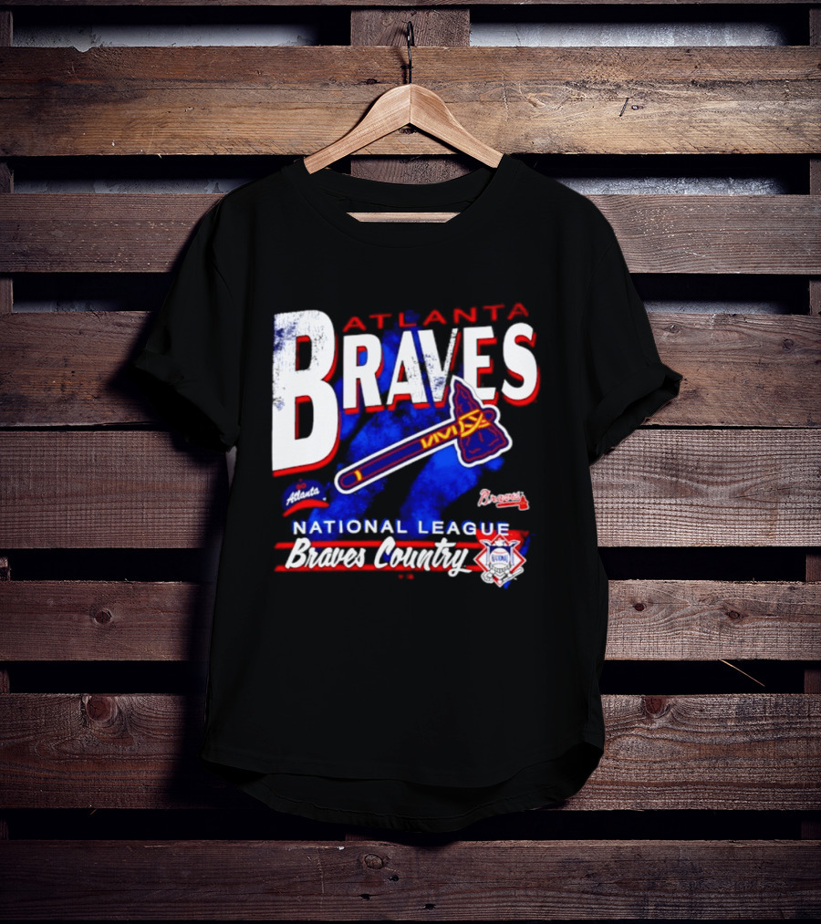 Atlanta Braves National League Braves Country Vintage Tomahawk Iconic Team Spirit T-Shirt