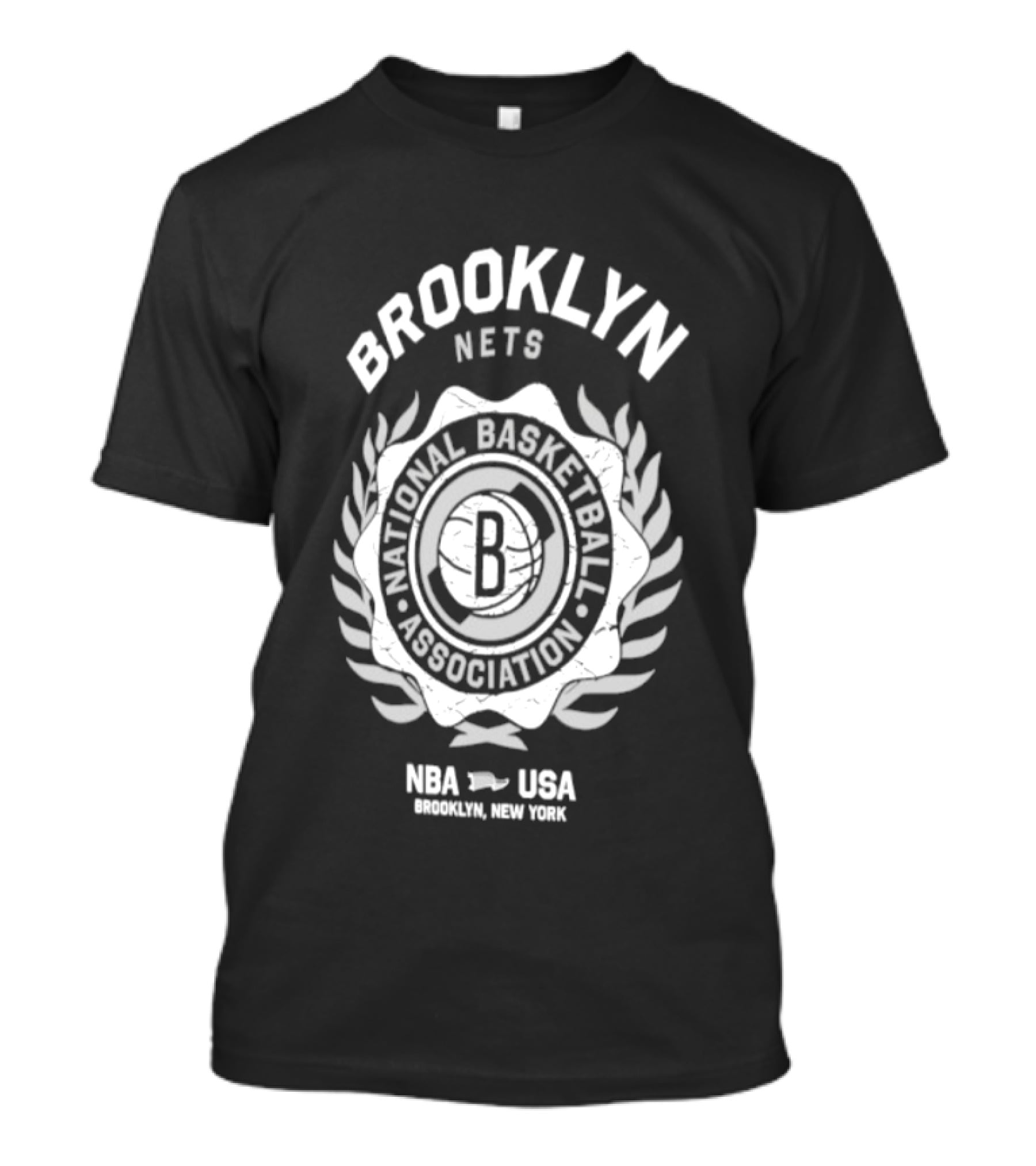 Brooklyn Nets NBA National Basketball Association USA Crest 2026 Collection T-Shirt