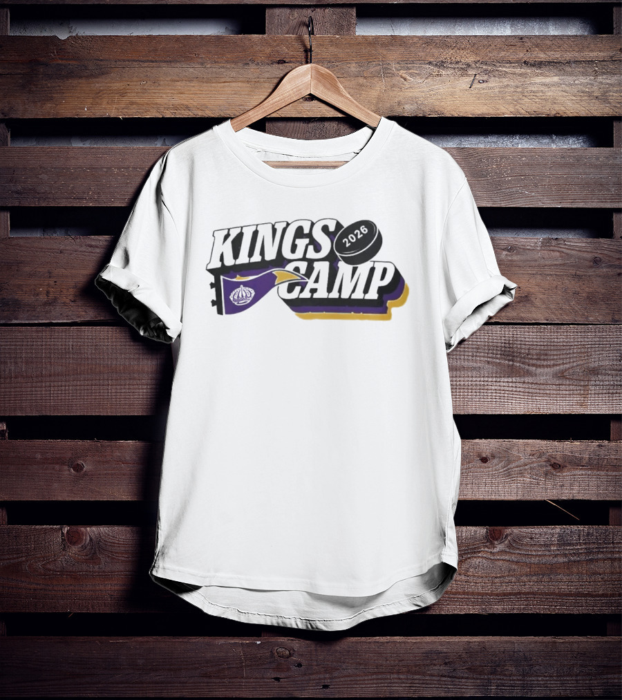 Kings Camp 2026 Los Angeles Hockey Fans Key And Puck T-Shirt
