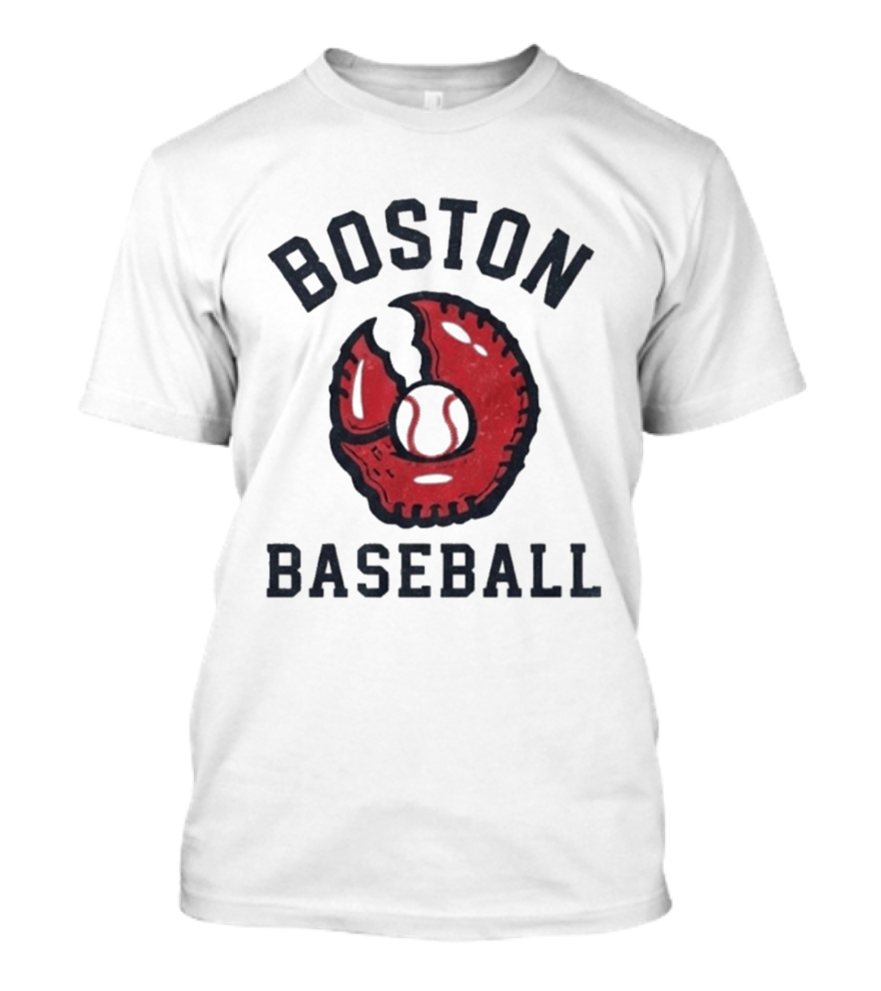 Boston Lobster Mitt Baseball T-Shirt