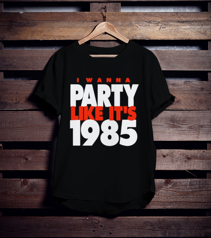 Chicago Bears I Wanna Party Like It's 1985 Retro Nostalgia T-Shirt