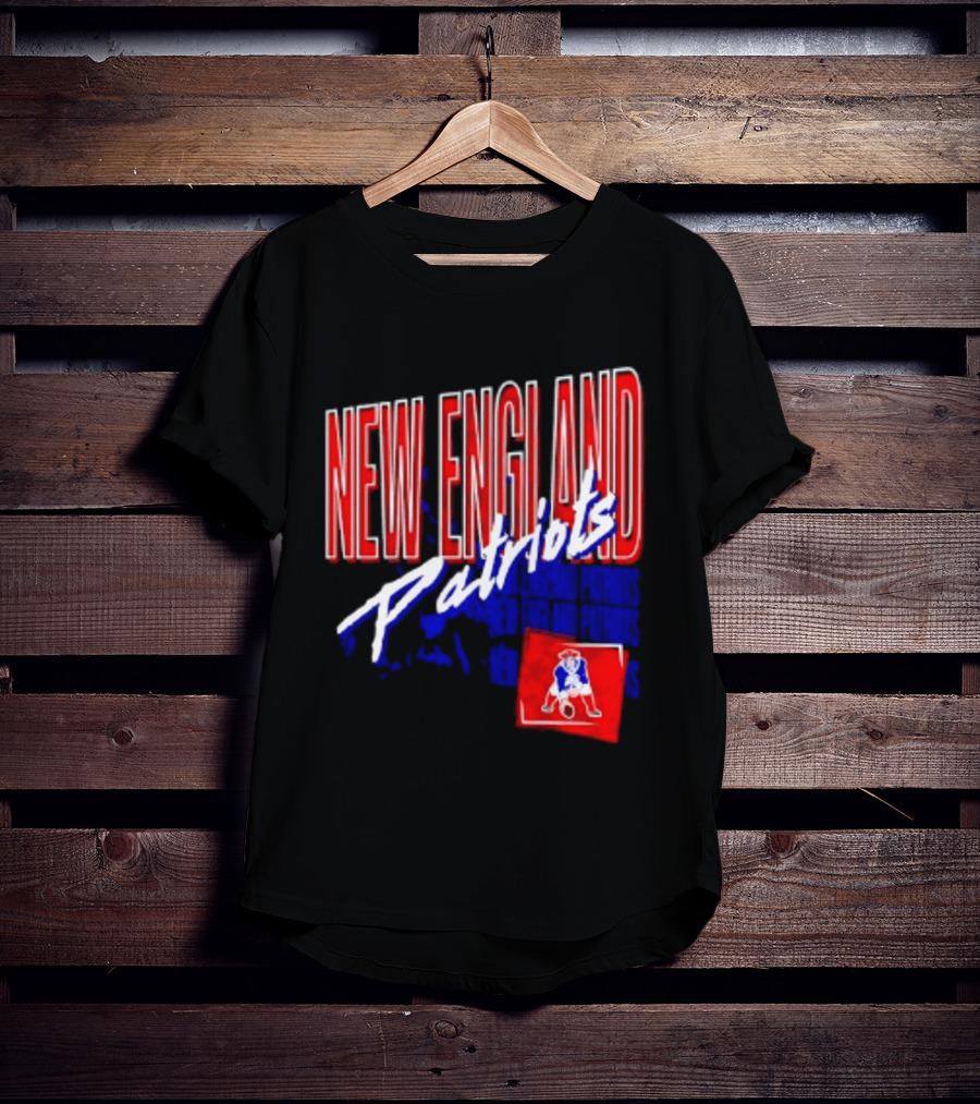 New England Patriots Red White Team Sports T-Shirt