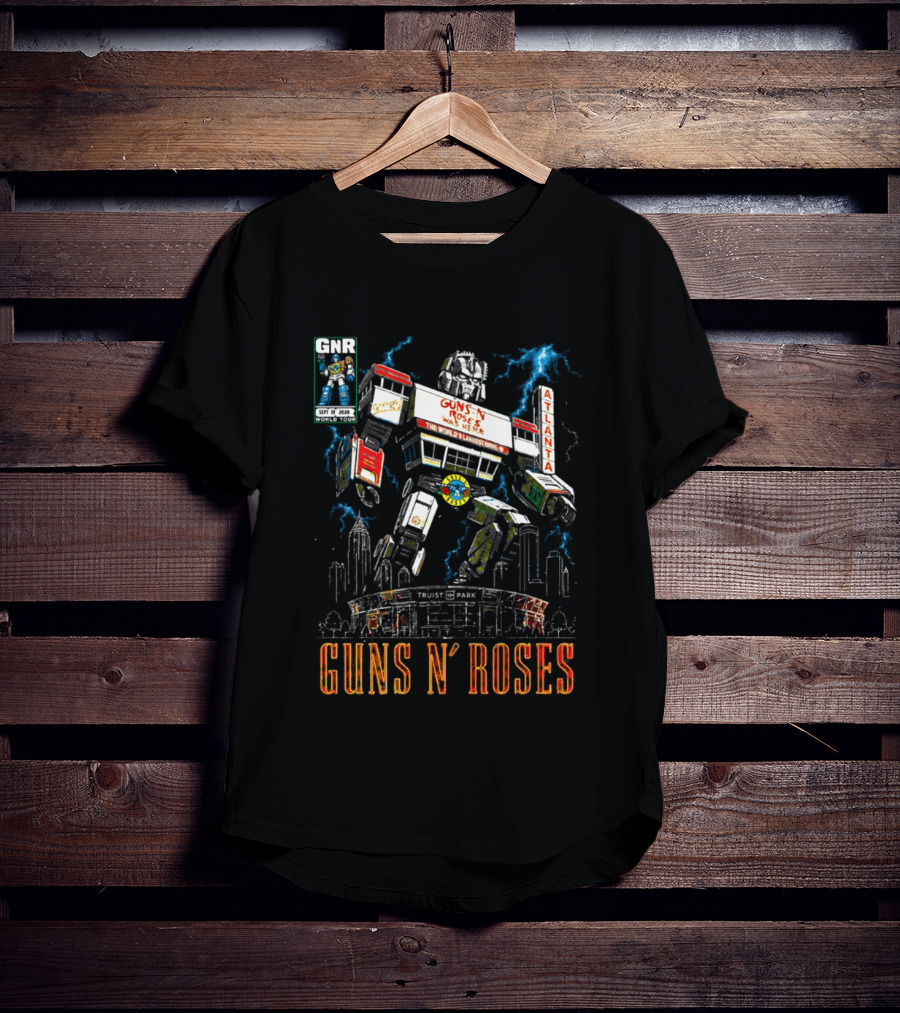 Guns N Roses Truist Park Atlanta GA 2026 Megazord Event September 19 T-Shirt