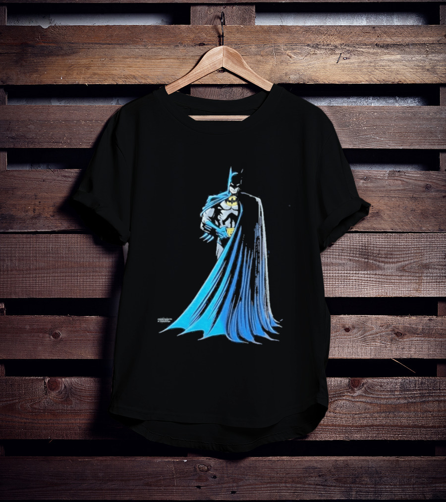 IShowSpeed 1989 Batman DC Comics Blue And Grey Cape T-Shirt