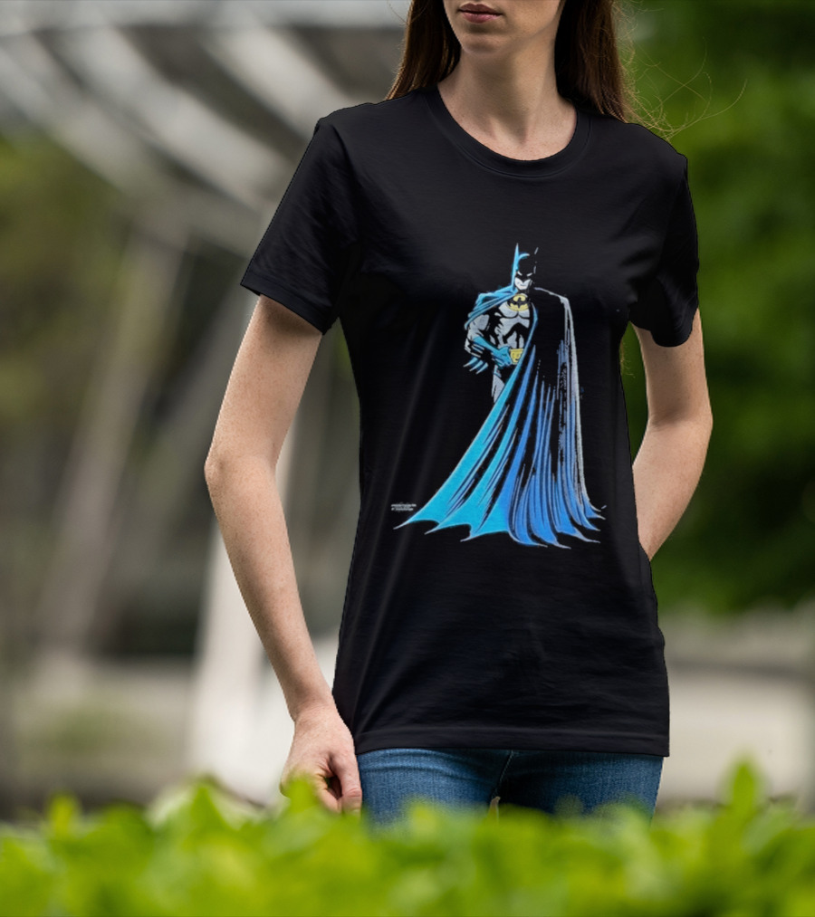 IShowSpeed 1989 Batman DC Comics Blue And Grey Cape T-Shirt