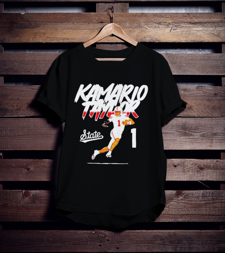 Kamario Taylor State 1 Football Player Bootleg T-Shirt
