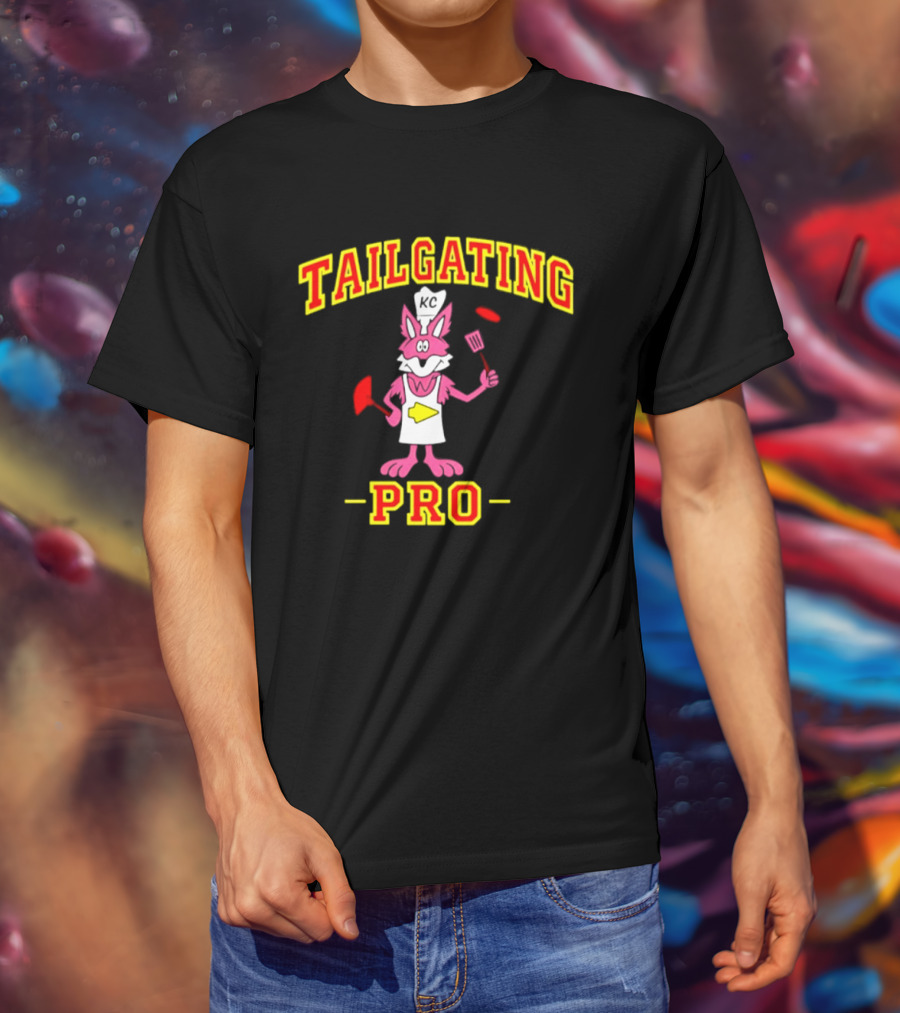 Kansas City Chiefs Tailgating Pro Cartoon Chef Fox T-Shirt