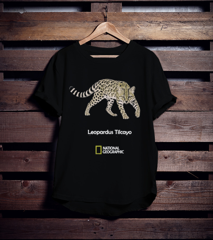 Leopardus Tilcayo National Geographic Wildlife September 2026 Discovery T-Shirt