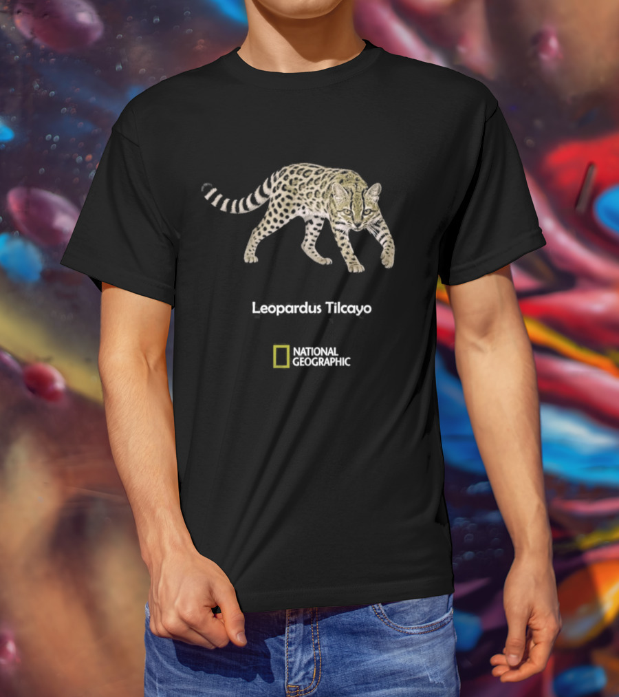 Leopardus Tilcayo National Geographic Wildlife September 2026 Discovery T-Shirt