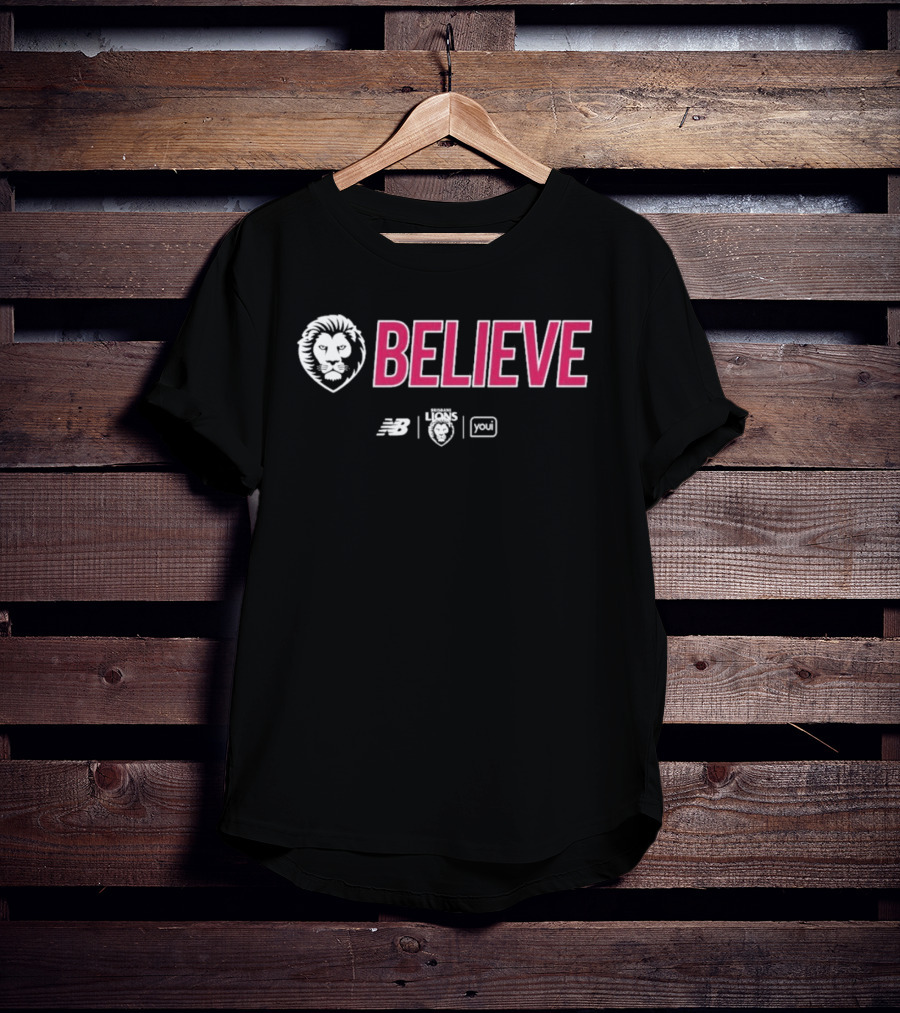 New Balance Lions BELIEVE 2026 Grand Finalist AFL You T-Shirt