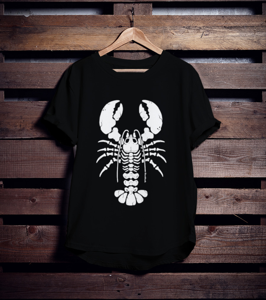 Lobstah Skeleton Halloween Lobster Bones T-Shirt