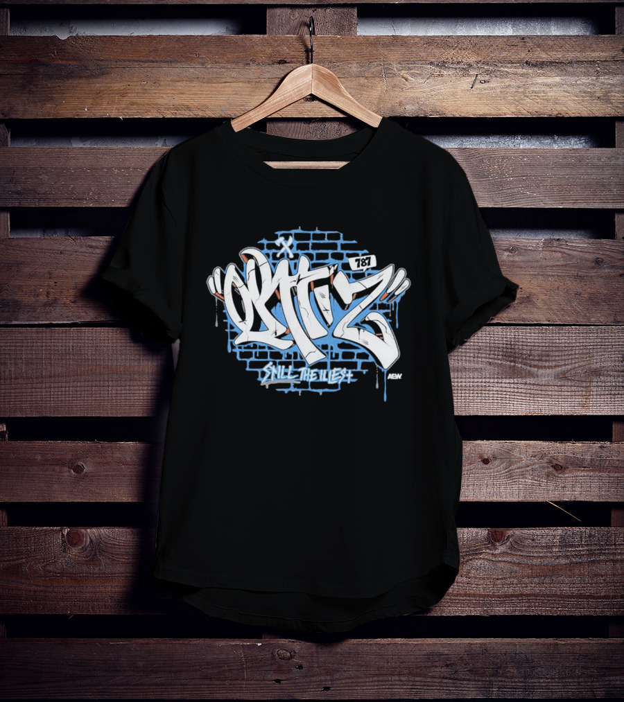 Ortiz Still The Illest Graffiti Style 787 Wall T-Shirt