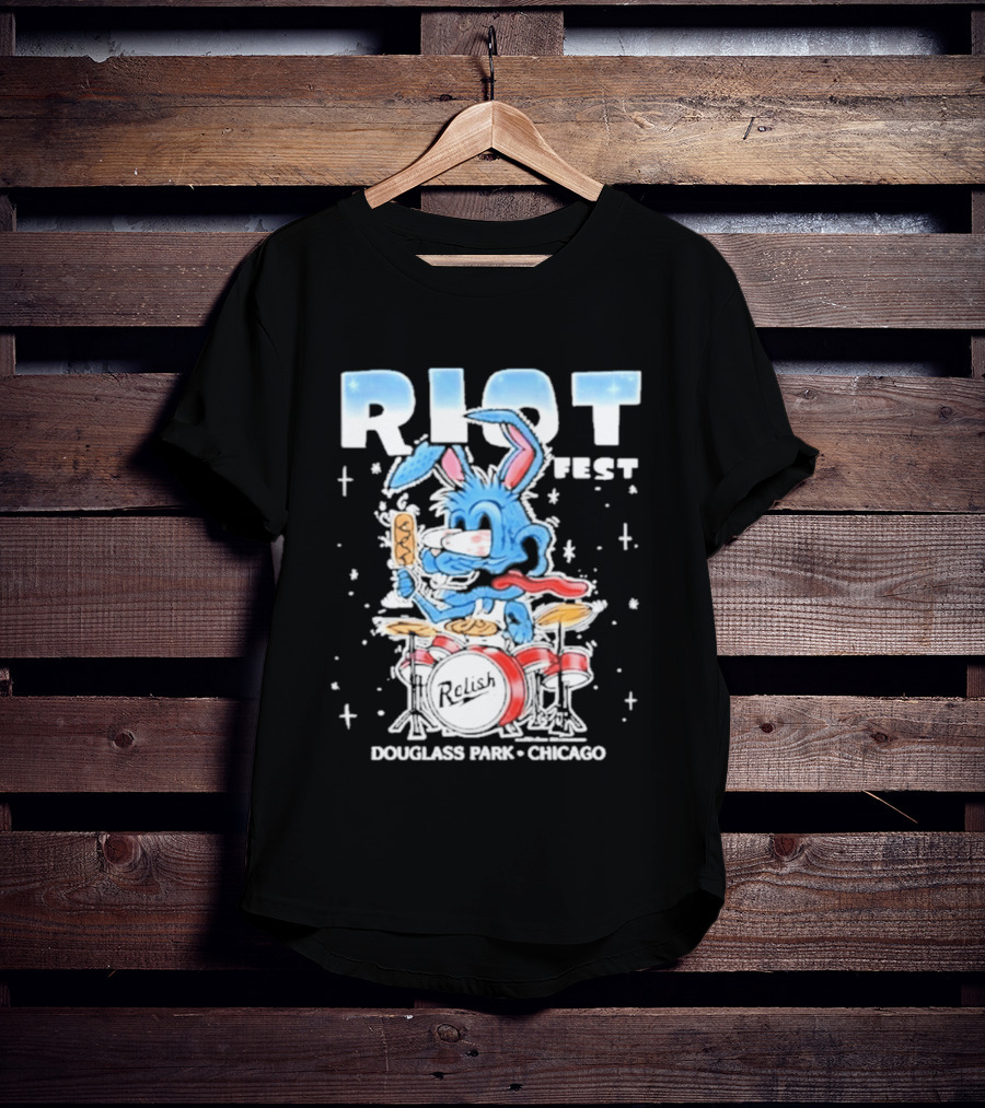 Riot Festival 2026 Douglass Park Chicago Relish Event T-Shirt