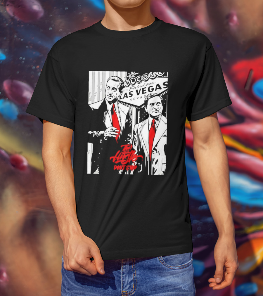 Las Vegas Casino Mobsters Red Tie T-Shirt