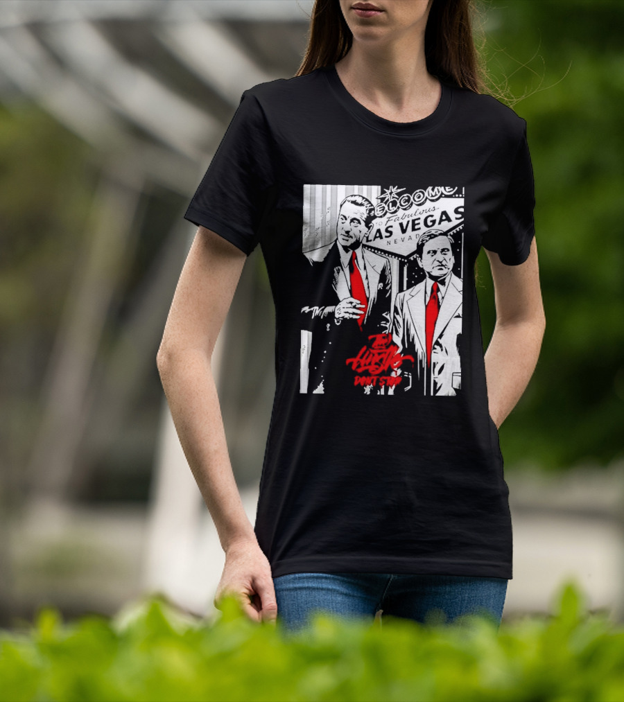 Las Vegas Casino Mobsters Red Tie T-Shirt