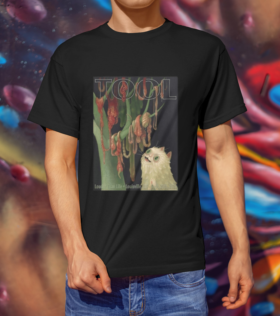 TOOL Louder Than Life Louisville KY Sept 20 2026 Cat T-Shirt