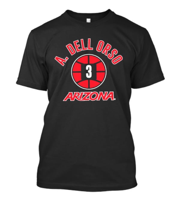 A. Dell Orso 3 Arizona Wildcats Basketball T-Shirt