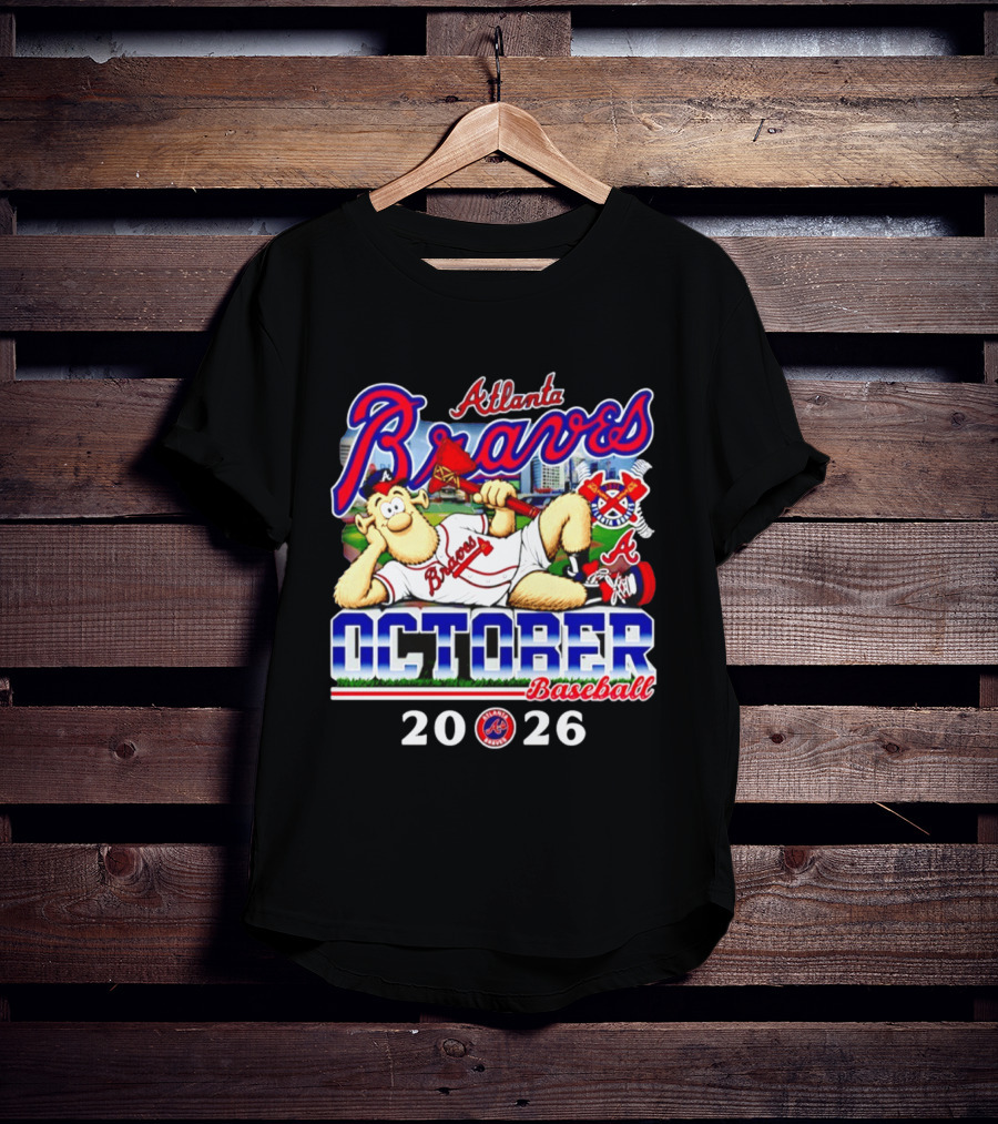 Atlanta Braves October Baseball 2026 MLB Postseason T-Shirt